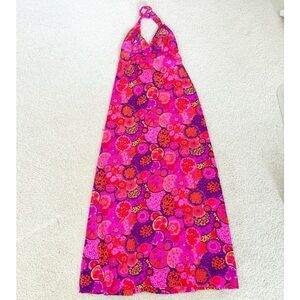 Vintage High Five From California Psychedelic Maxi Dress